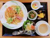 「南魚沼の可愛いカフェ「喫茶ぴあーちぇ」さんでパスタランチ。スイーツメニューも豊富です。」