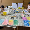 せっせと色塗り　それぞれの個性があらわれます✨✨「八千代市　絵画造形教室　月の子６月の活動　および７月の予定」