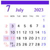 2023年７月の定休日「2023年7月の定休日のお知らせです。」