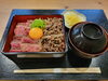 肉重(備長炭ステーキと肉そぼろ)　1,680円「肉重」