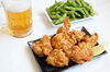 からあげ「暑くなりましたね。甲賀市からあげ金と銀」