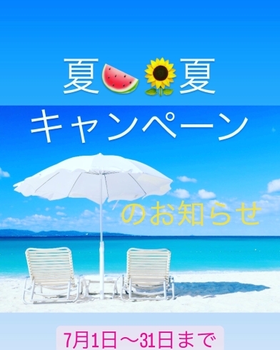 夏夏キャンペーン「7月限定！夏夏キャンペーン くじ引き」