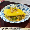 海老とアサリ、白菜の中華風餡掛け オムライス