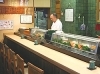 綺麗で風格のある店内。
一人でもお気軽にどうぞ。「鮨三ます　（みます）」