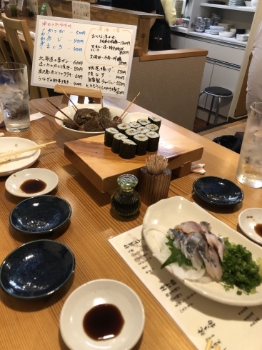 食べるのに夢中で、唯一撮った写真「秘密作戦会議　in　Nikou plus /静岡市　居酒屋」