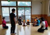 「子ども達と避難訓練を行いました」