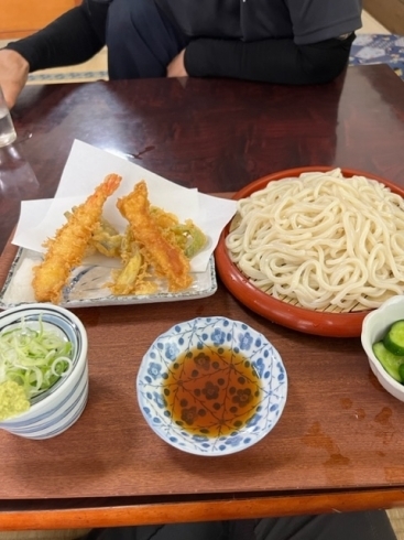 田舎そばさかい「蕎麦屋さんでうどんと剪定作業風景!!ひたちなか市で植木屋仕事といえば!!」