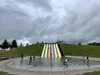 「【妹背牛 水遊びができる公園】無料で遊べるウォータースライダー！遊水公園うらら」