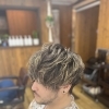 金髪メッシュ✨