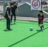 最後には試合形式のトレーニングを行いました!「西葛西で学生が教えるCULB-TSRサッカースクール!トレーニングを実施しました!」