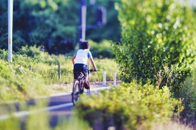 「夏休みは自転車でお出かけしよう！子ども用自転車あります！」