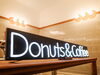 サインと照明「【福山駅前】ドーナツ型の照明　福山市西町アメリカンドーナツ専門店 laughterdoughnuts(ラフタードーナツ)福山駅から徒歩7分 itiSETOUCHI(イチセトウチ)内」
