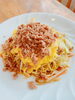 ひき肉と玉子のオム焼きそば「7/29 Today’s Special ひき肉と玉子のオム焼きそば　日替わり　おすすめ　ランチ　夜ご飯　木更津　中華　金龍」