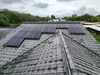 太陽光発電施工完了「雨がやんだタイミングに太陽光発電施工工事✌️」