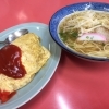 「東来軒」のオムライス定食