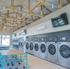 清潔感のある広々とした店内「はじめましてG-washです」