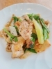 鶏肉とセロリの塩山椒炒め「8/4 Today’s Special 鶏肉セロリの塩山椒炒め　日替わり　おすすめ　ランチ　夜ご飯　木更津　中華　金龍」