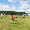 学年別による100メートル走「ジュニアスポーツクラブSKILL 楽しい夏合宿開催 スポーツを通して心技体を作る 鉾田市行方市のギッズ無料体験随時実施中!」