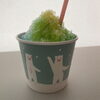 KUMASANかき氷¥100（税込）「はっこい🍧🥤」