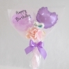 結婚祝いにHappy Wedding のメッセージ入りバルーンギフトを贈る