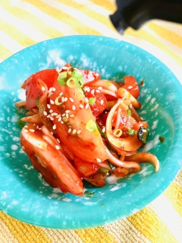 トマトキムチ　100g280円「暑い日に食べるといい食材」