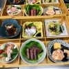 箱御膳懐石弁当。リピーター一押しのお弁当。「ご法事・ご慶事のご予約承っております。〜船橋・馬込霊園すぐ近くの完全予約制の肉割烹・しゃぶしゃぶやスッポン料理も楽しめます～」
