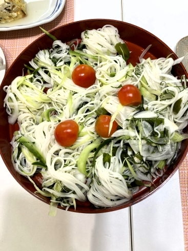 野菜ソーメン「腸美活しおん日記」