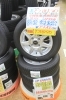 155/65R13  4本セット　正面「【中古 タイヤ×アルミ】155/65R13  4本セット　タイヤ未使用品 ￥28,490」