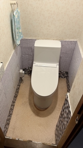 トイレ取替工事「京都市伏見区でトイレの入替工事をさせていただきました。」