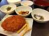 「食べごたえあり　ジャンボメンチカツ♪」