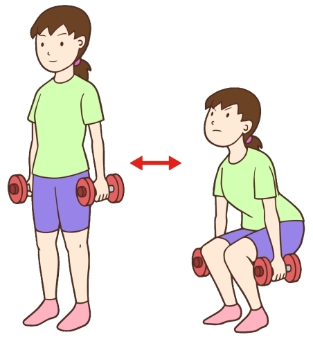 使うダンベルは1kgでも、運動の効果◎「女性にも優しい運動【高崎で人気の加圧トレーニング。女性も筋トレでバランス良く、健康的にカラダづくりができます。】」