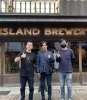 ISLAND BREWERY原田社長と(左)「壱岐島のクラフトブリュワリーへ研修に行って来ました🍻🫡」