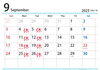 9月のお休み「9月のお休みのお知らせ」