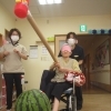 「ピコピコハンマースイカ叩き」で納涼会♪