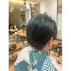 「【メンズ】ハイライトカラー×グリーン♪【葛飾区・金町の美容室、美容院はcorteで♪カット♪カラー♪パーマ♪一人一客制のヘアサロンです】」