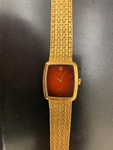 Ｋ18　ロレックス　チェリーニ　腕時計　高価買取「K18  ロレックス　ＲＯＬＥＸ　チェリーニ腕時計 高価買取りさせて頂きました。　時計の査定額と金高騰による貴金属価格を勘案してご提示します！　　　ブランド腕時計　お売り下さい」