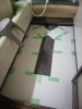 床面の型取り。「空き家DIY！お風呂場の床面、型取り（＾ν＾）」
