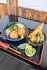 ぶっかけ大根海老餅そばとミニ天丼「夏季限定✨ぶっかけ大根海老餅そば残りわずか‼️」