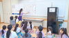 休み時間にレッスン曲の発音練習中♪「フラガール募集！　江戸川区 葛西フラダンス　ウクレレ　市川市　南行徳　船橋　初心者歓迎」