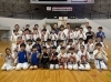 選手権部門入賞者と最後まで残ってくれた生徒たち。「全関西大会≪明石/空手/スポーツ/習い事≫」