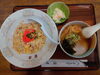 「昭和の香り漂う町の食堂。魚沼市にある富屋食堂さんで、チャーハンセットをいただきました！」