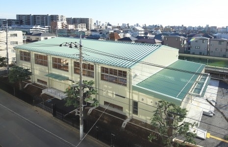 「17川口工業高校小体育館新築工事（施工事例）」