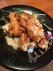 「夜メニューの唐揚げ丼(〃ω〃)」