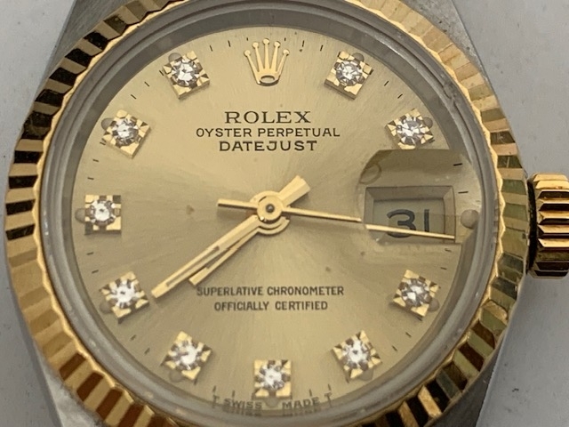 ロレックス　高価買取　本体のみでも買取ＯＫです「ロレックス　ＲＯＬＥＸ　腕時計　69173　高価買取りさせて頂きました。　ロレックス、エルメス、シャネル、ヴィトン、貴金属の「買取」は大黒屋　金町北口店へ」
