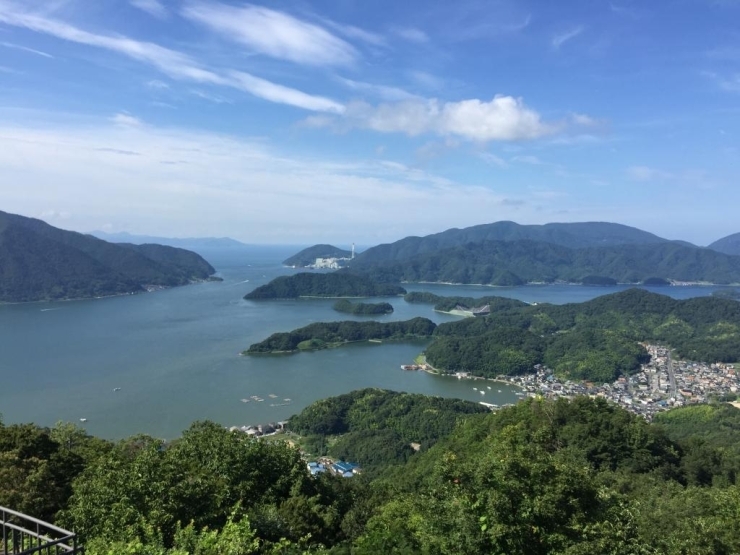 五老岳公園展望台からの景色