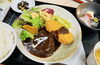 ハンバーグ「メニューの写真です。」