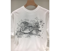 NIIGATA越品オリジナルTシャツ・トートバック  絵描き：Yuto Sato 即興アート実演