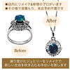 「お母様の形見となった、オパールリングのアームを切ってペンダントネックレスに簡単リメイクしました✨」