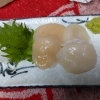 ホタテ貝柱刺身
