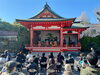「新宿日枝神社【元旦祭】心に響く太鼓演舞！全身を使って和太鼓をリズミカルに叩く🌟葛飾区新宿中学校太鼓部有志さん 🌟太鼓集団 激打-HARD BEAT（ハードビート）さん♪2025年（令和7年）1月1日正午〜⛩️」